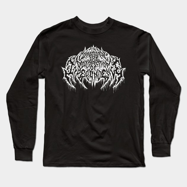 I'M GOING TO STEAL THE DECLARATION OF INDEPENDENCE death metal logo Long Sleeve T-Shirt by Brootal Branding